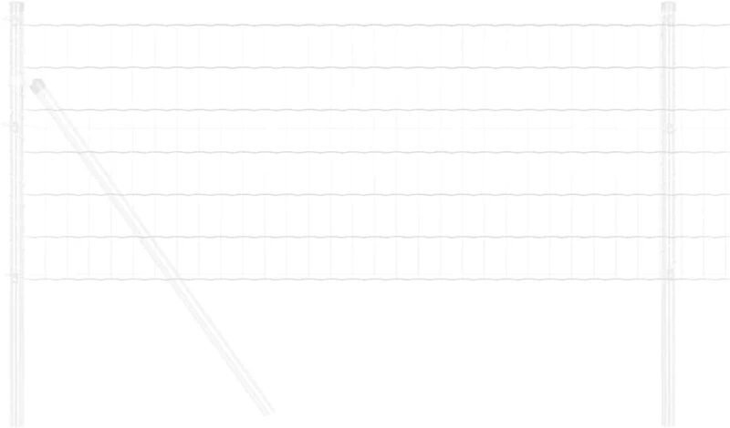 vidaXL Ευρωπαϊκό Φράκτη 0.4x10 μ Γαλβανισμένο Ατσάλι