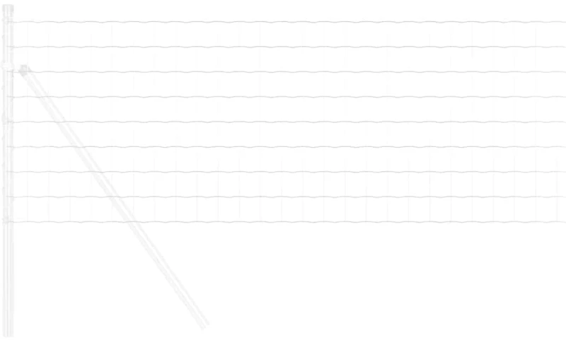 vidaXL Ευρωπαϊκός Φράχτης 0,8x25 μ Γαλβανισμένο Ατσάλι