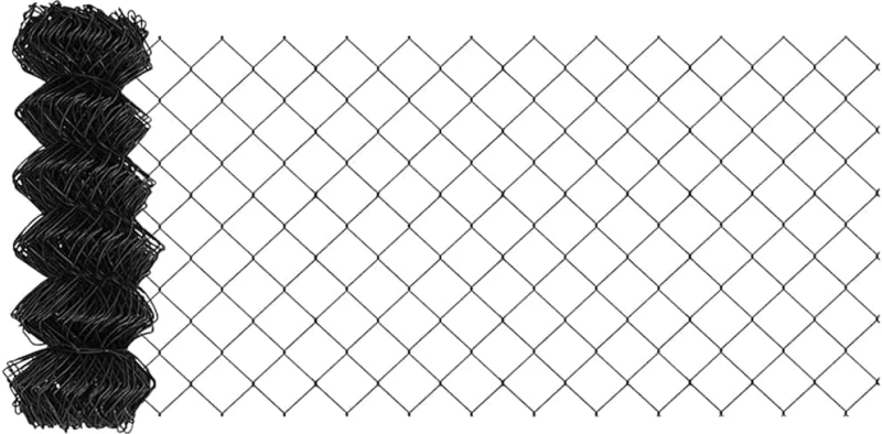 vidaXL Φράχτης Γκρι 10 x 0.4 m Σίδερο