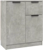vidaXL Ντουλάπια 2 τεμ. Γκρι Σκυροδέματος 60x30x70 εκ. Επεξεργ. Ξύλο
