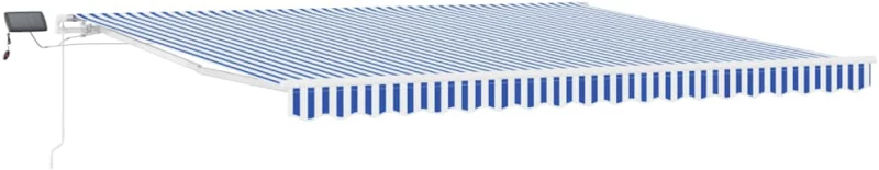 vidaXL Σκηνίτσα Αναδιπλούμενη with Μπλε και λευκό 4.5 x 3 m
