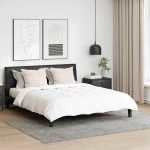 vidaXL Πάπλωμα με μαξιλάρι 3 pcs Λευκό 200 x 220 cm Πούπουλο