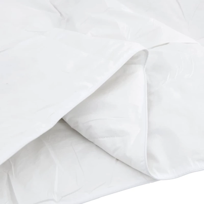 vidaXL Πάπλωμα με μαξιλάρι 3 pcs Λευκό 200 x 220 cm Πούπουλο