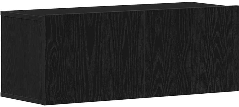 vidaXL Σετ επίπλου τηλεόρασης 4 pcs Μαύρη Δρυς 30.5 x 30 x 90 cm