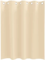 vidaXL Κουρτίνες με κουρτίνες 2 pcs Κρεμ 140 x 140 cm Πολυεστέρας