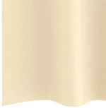 vidaXL Κουρτίνες με κουρτίνες 2 pcs Κρεμ 140 x 140 cm Πολυεστέρας