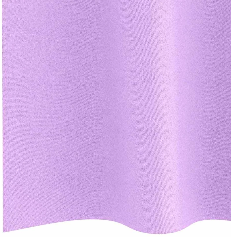 vidaXL Κουρτίνες με κουρτίνες 2 pcs Μοβ 140 x 140 cm Πολυεστέρας