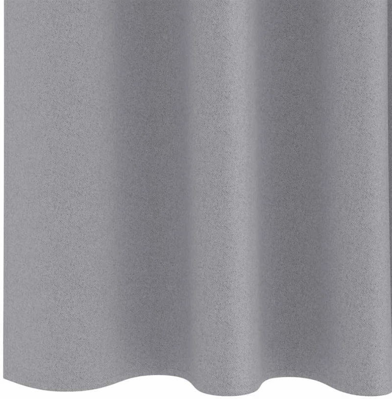 vidaXL Κουρτίνες 2 pcs Ανοιχτό γκρι 260 x 140 εκ. Πολυεστέρας