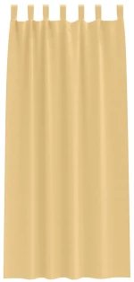 vidaXL Κουρτίνες με κουρτίνες 2 pcs Μπεζ 260 x 140 εκ. Πολυεστέρας