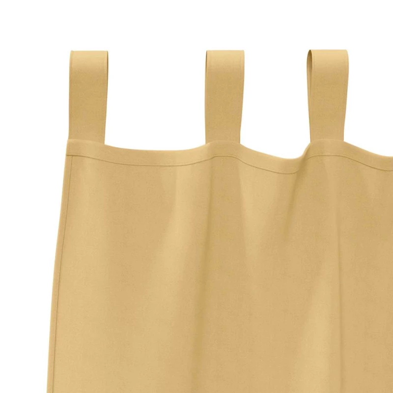 vidaXL Κουρτίνες με κουρτίνες 2 pcs Μπεζ 260 x 140 εκ. Πολυεστέρας