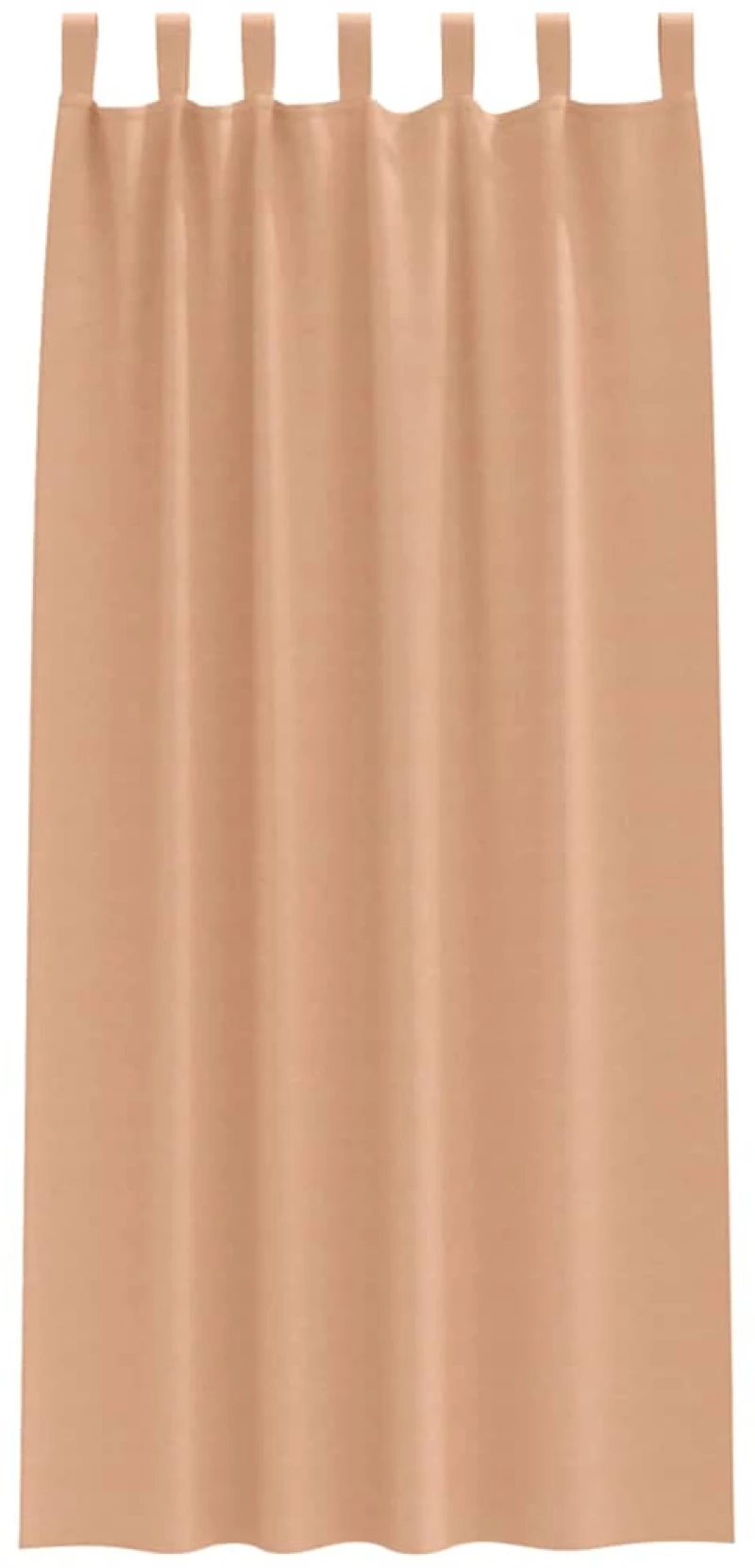 vidaXL Κουρτίνες 2 pcs Ανοιχτό καφέ 245 x 140 εκ. Πολυεστέρας