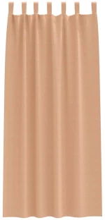 vidaXL Κουρτίνες 2 pcs Ανοιχτό καφέ 245 x 140 εκ. Πολυεστέρας