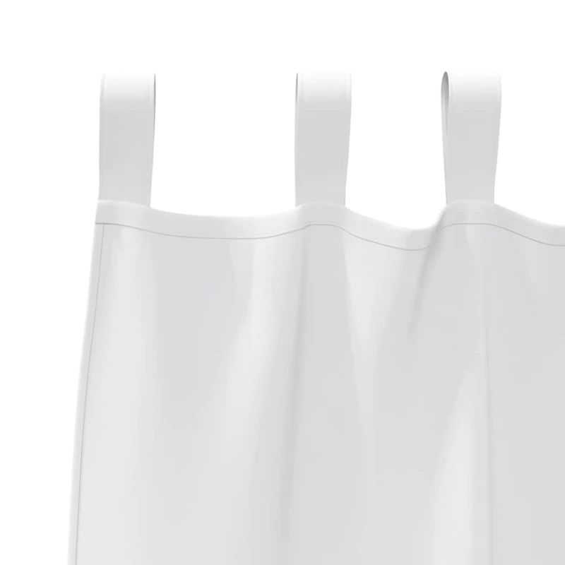 vidaXL Κουρτίνες 2 pcs Καθαρό Λευκό 260 x 140 εκ. Πολυεστέρας