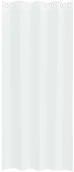 vidaXL Κουρτίνες με κουρτίνες 2 pcs Λευκό 140 x 260 εκ. Πολυεστέρας