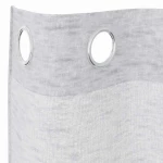 vidaXL Κουρτίνες 2 pcs Ανοιχτό γκρι 140 x 140 εκ. Πολυεστέρας