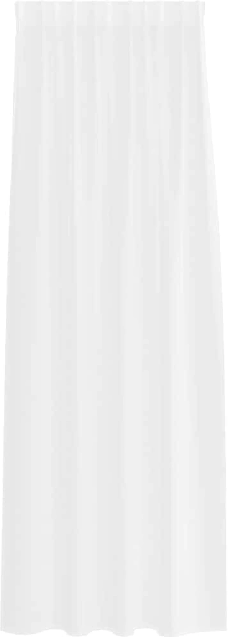 vidaXL Κουρτίνες με κουρτίνες 2 pcs Λευκό 140 x 260 εκ. Πολυεστέρας