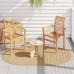 vidaXL Χαλί Καστανό 140 x 200 εκ PP