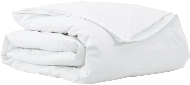 vidaXL Κουβέρτες & Πάπλωμα Λευκό 260 x 220 εκ. Πούπουλο