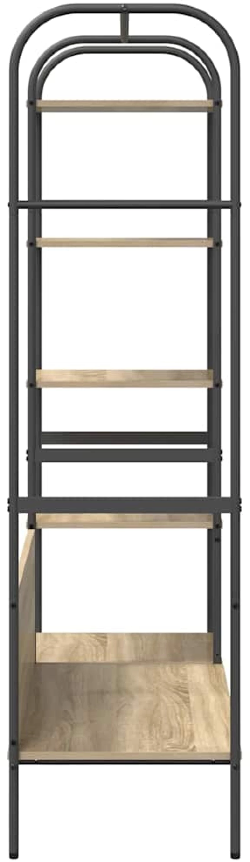 vidaXL Ράφι Ρούχων με Ράφια Sonoma Oak 120x44x160 εκ. Επεξεργασμένο Ξύλο