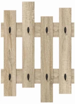 vidaXL Τοίχου Κρεμάστρα Sonoma Oak 60 x 3 x 82 εκ Επεξεργασμένο ξύλο
