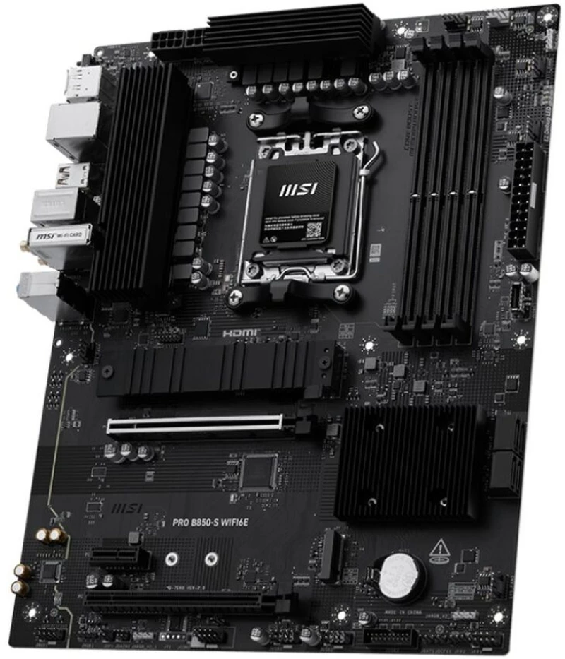 Μητρική Κάρτα MSI PRO B850-S WIFI6E Intel Wi-Fi 6 AMD AM5 AMD B850