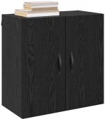 vidaXL Ντουλάπα Τοίχου Μαύρη δρυς 60 x 31 x 60 εκ. Επεξεργασμένο ξύλο