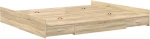 vidaXL Κρεβάτι με αποθηκευτικό χώρο Sonoma Δρυς 180 x 200 cm