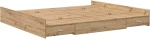vidaXL Κρεβάτι με αποθηκευτικό χώρο artisan δρυς 180 x 200 cm