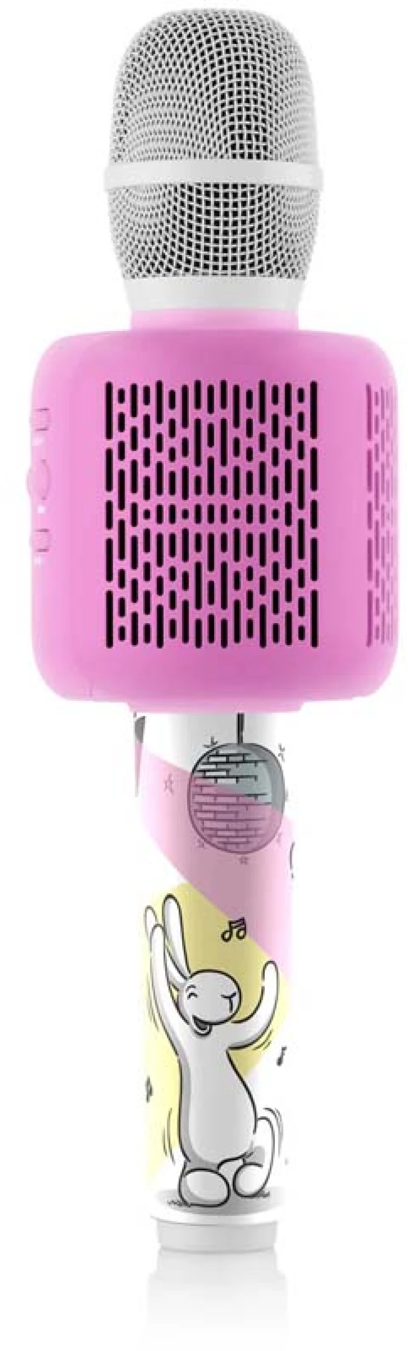 GoGEN BOBMICROPHONEP Μικρόφωνο Kαραόκε με ηχείο, Bluetooth & εφέ Ροζ