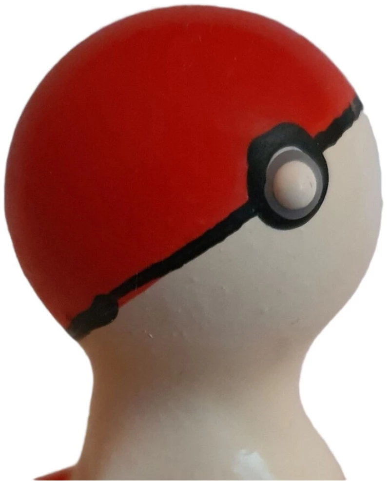 CONDOMERIE - HANDPAINTED NOVELTY CONDOMS POKEBALL RED-WHITE