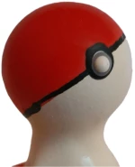 CONDOMERIE - HANDPAINTED NOVELTY CONDOMS POKEBALL RED-WHITE