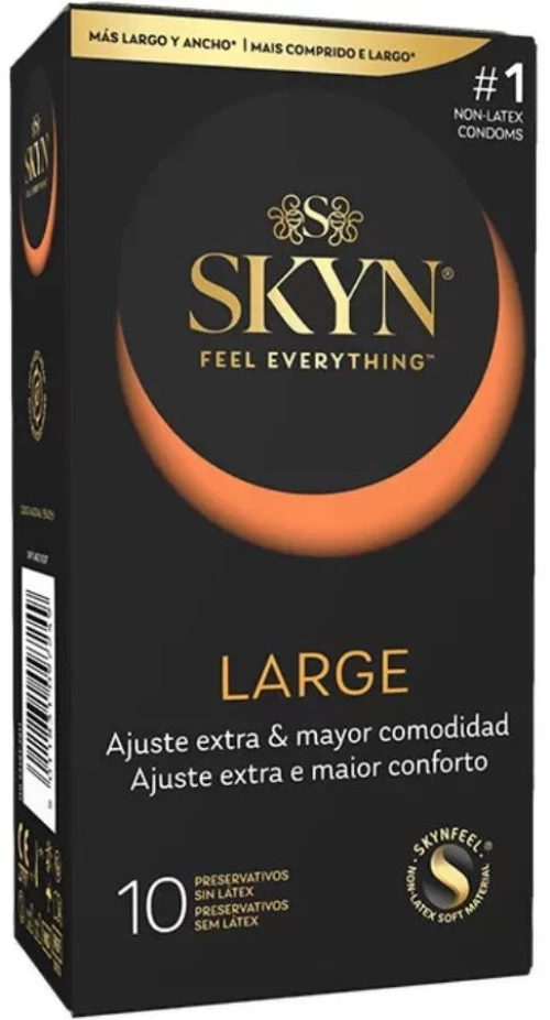 SKYN - LARGE EXTRA ADJUSTMENT CONDOMS 10 UNITS