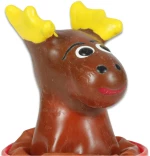 CONDOMERIE - HANDPAINTED NOVELTY CONDOMS MOOSE
