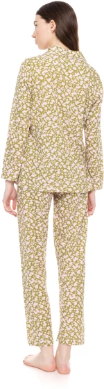 Γυναικεία Πυτζάμα Pink Label - Σεμιζιέ - Floral Print - Cotton - Regular Fit