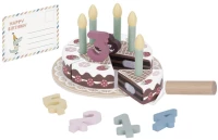 Ξύλινη Τούρτα Γενεθλίων 18τμχ - Tooky Toy (TH544B)