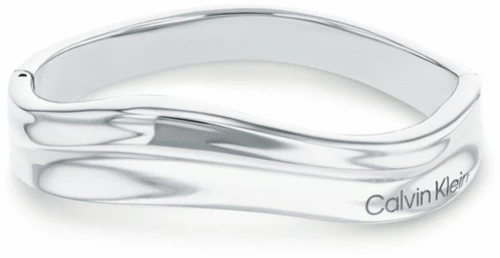 Γυναικείο Βραχιόλι Χειροπέδα CALVIN KLEIN από ανοξείδωτο ατσάλι  σε ασημί χρώμα 35000641
