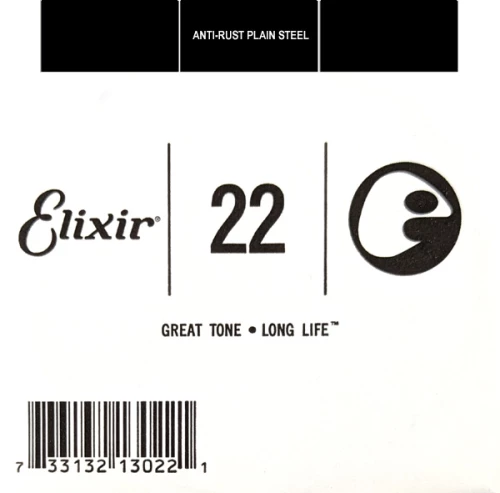 Χορδή Ακουστικής/Ηλεκτρικής Elixir 022 Anti-Rust Plain Steel