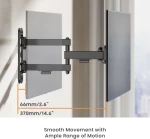 BRATECK LDA40-223 Βάση TV επιτοίχια με βραχίονα (max V:200x200)