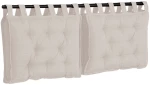 LIBERTA HANG ΜΑΞΙΛΑΡΙ ΚΕΦΑΛΑΡΙΟΥ SET 2ΤΕΜ OFF WHITE 16-950 70x10x50