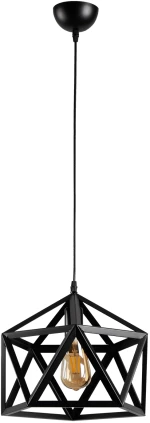 PDC 6068 BK 1/Φ ΜΕΤΑΛΛΙΚΟ ΜΑΥΡΟ ΠΟΛΥΓΩΝΙΚΟ  1ΧΕ27