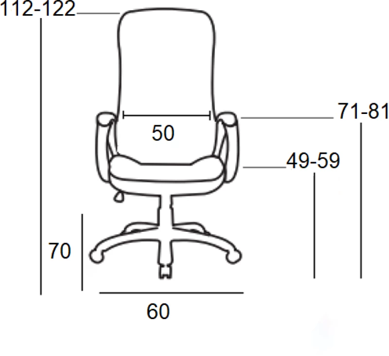 A9940 ΜΑΥΡΟ PVC ΠΟΛΥΘΡΟΝΑ ΓΡΑΦΕΙΟΥ