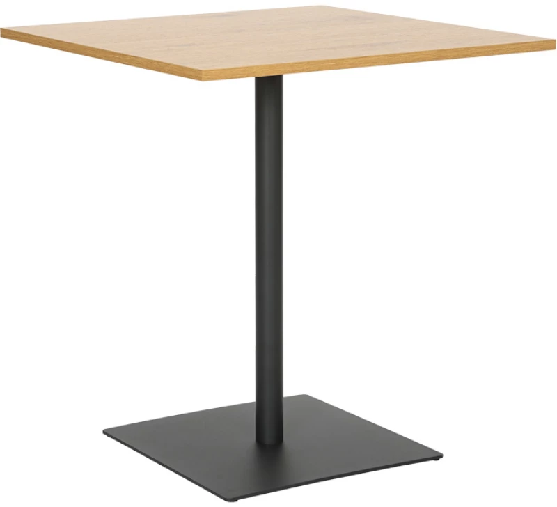 Τραπέζι Nerobian pakoworld mdf σε sonoma απόχρωση 70x70x75εκ