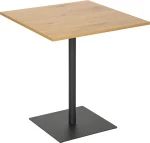 Τραπέζι Nerobian pakoworld mdf σε sonoma απόχρωση 70x70x75εκ