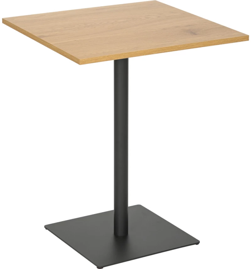 Τραπέζι Nerobian pakoworld mdf σε sonoma απόχρωση 60x60x75εκ