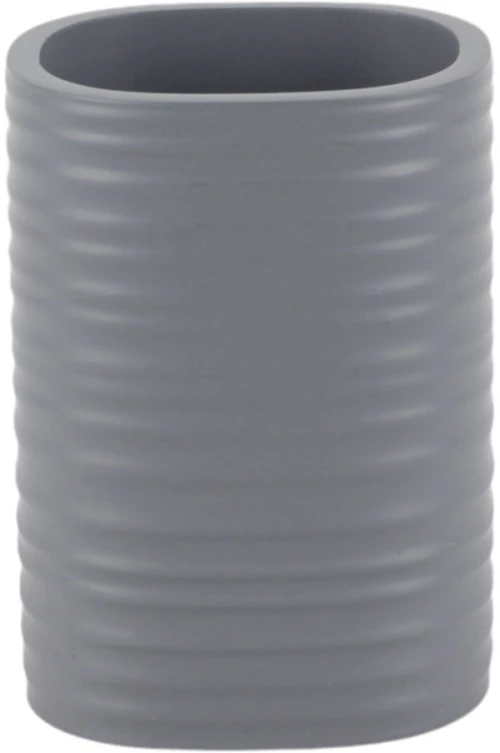 ΠΟΤΗΡΟΘΗΚΗ ΠΟΛΥΕΣΤΕΡΙΚΗ ΡΙΓΕ ΣΕ ΧΡΩΜΑ ΓΚΡΙ ΜΑΤ 7,6x6,7x10,6εκ. - Ankor 845200