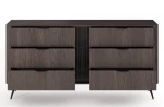 Συρταριέρα Veris σκούρη Βελανιδιά 163x81x38cm