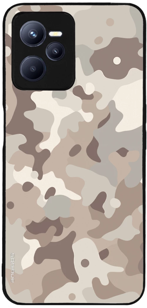 Θήκη Sonique Camouflage Army Series για Realme C35 Μπεζ