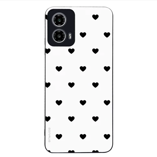 Θήκη Sonique Heart Series για Motorola Moto G34 5G Λευκό