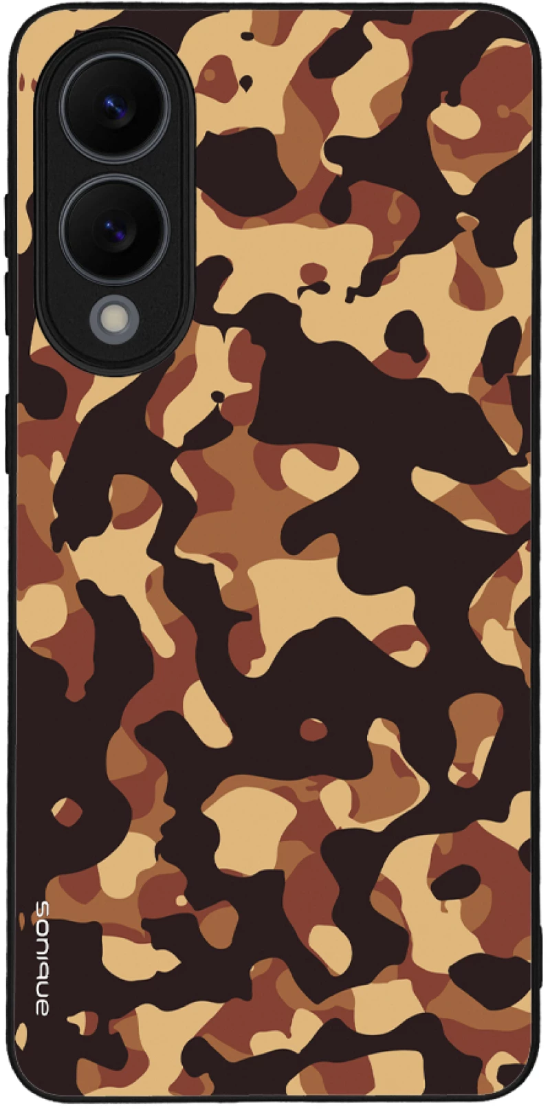 Θήκη Sonique Camouflage Army Series για Samsung Galaxy S25 Edge Καφέ 01