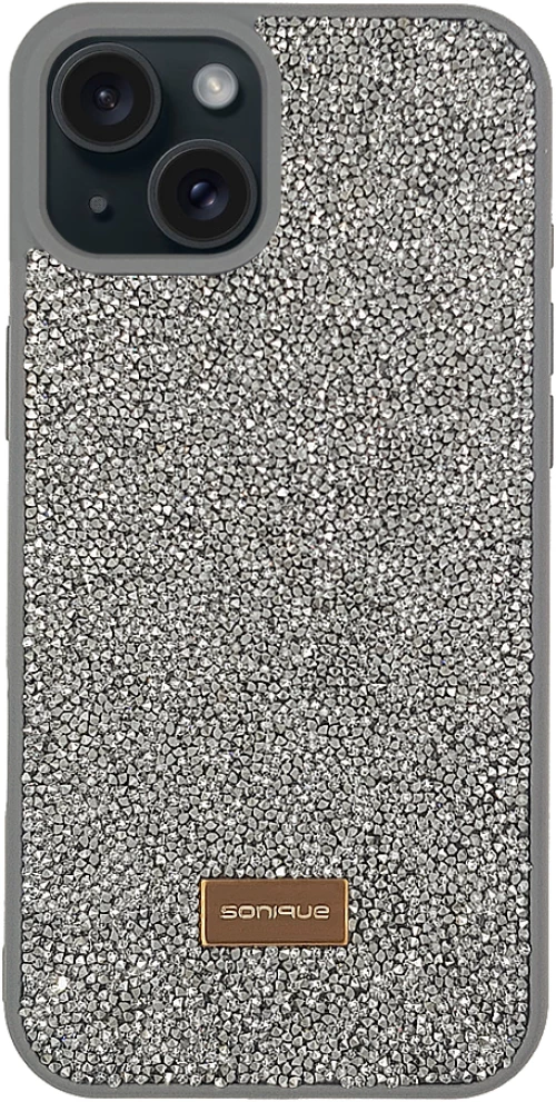 Θήκη Lux Diamond Sonique Apple iPhone 15 Ασημί